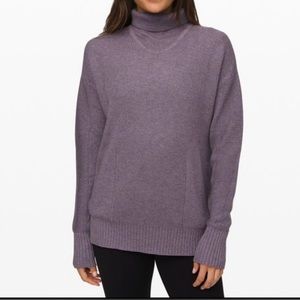 lululemon athletica Lavender Purple Turtleneck Sweater